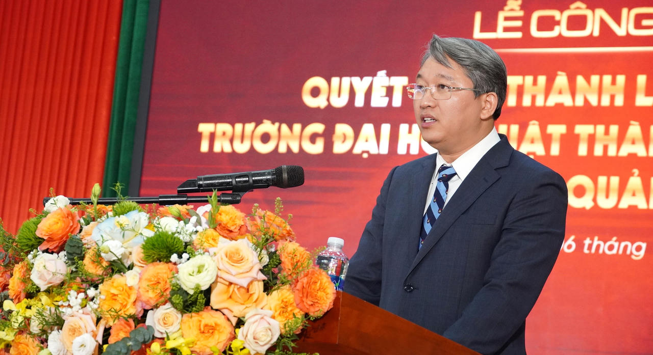 Bộ trưởng Nguyễn Hải Ninh dự lễ công bố thành lập Phân hiệu Trường Đại học Luật TP Hồ Chí Minh tại Quảng Trị