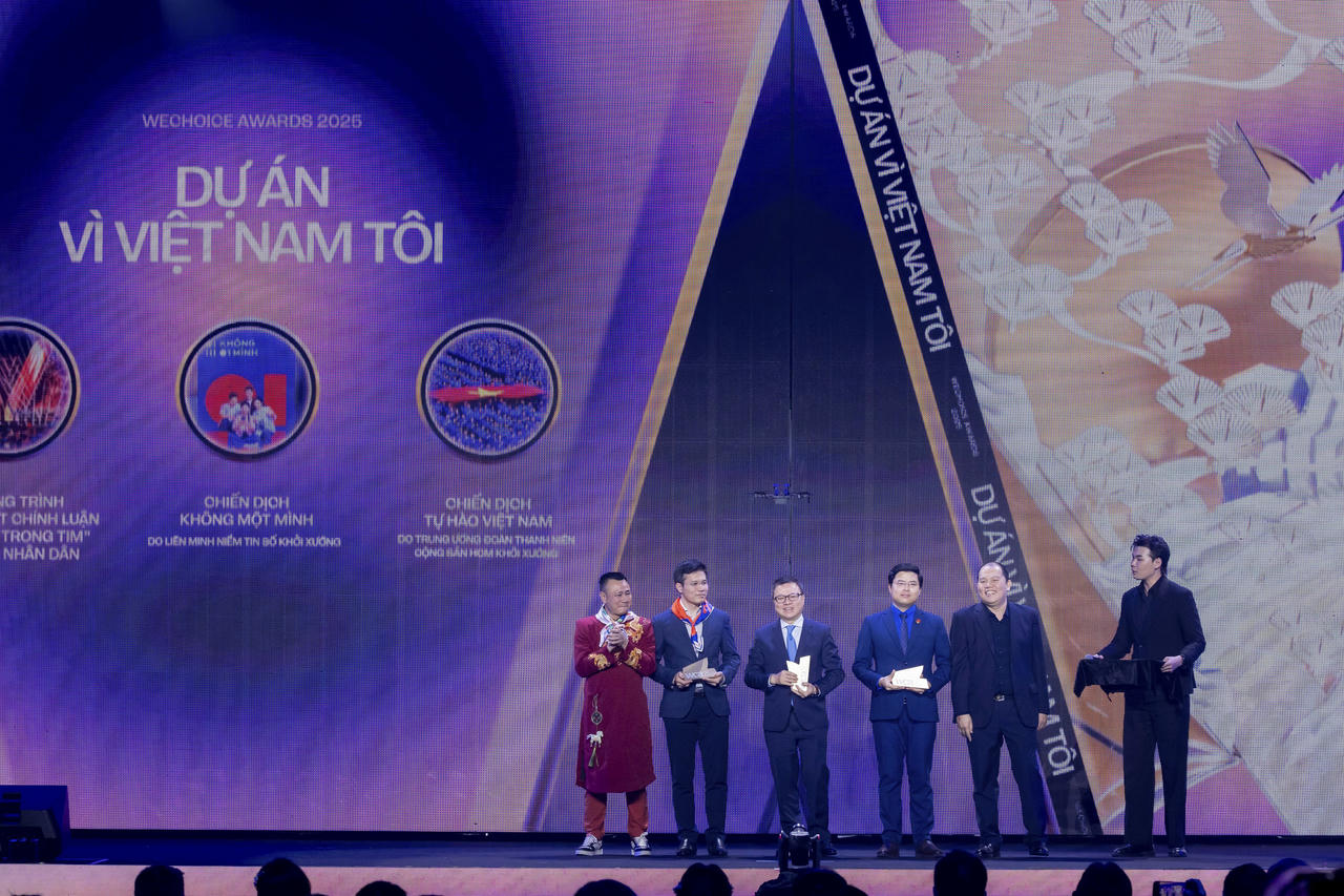 Các nhân vật truyền cảm hứng được vinh danh tại WeChoice Awards 2025
