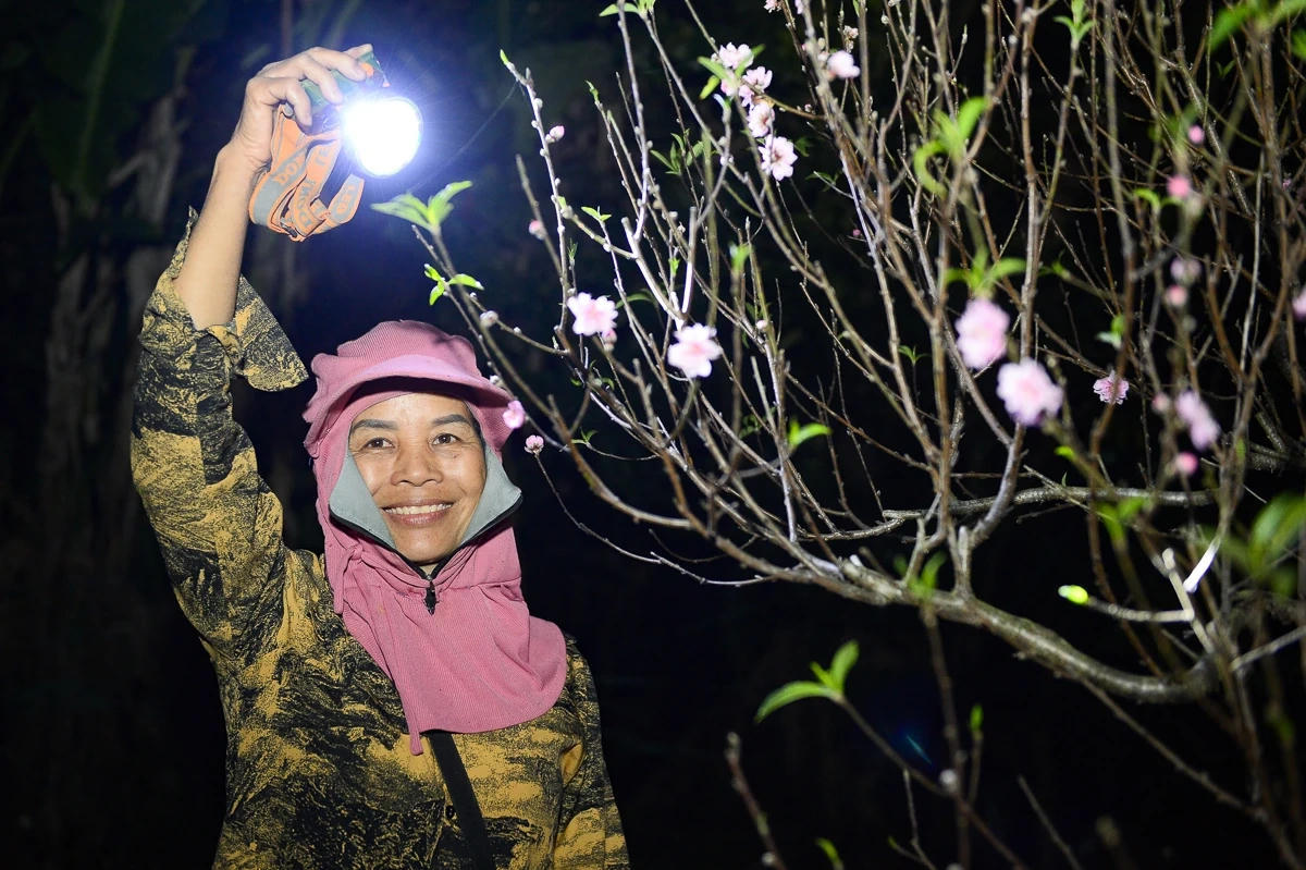 Đêm lạnh bên gốc đào, quất và nỗi lo Tết của người buôn cây