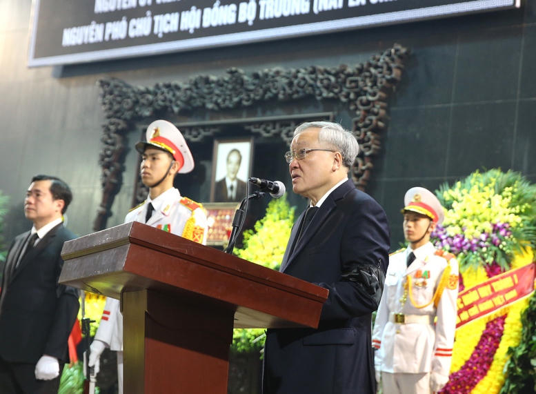 Lễ tang cấp Nh&agrave; nước nguy&ecirc;n Ph&oacute; Chủ tịch Hội đồng Bộ trưởng Đo&agrave;n Duy Th&agrave;nh- Ảnh 9.
