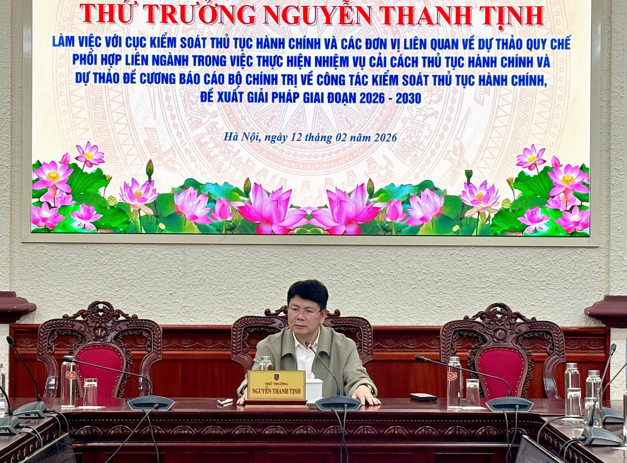 Thứ trưởng Nguyễn Thanh Tịnh ph&aacute;t biểu kết luận.