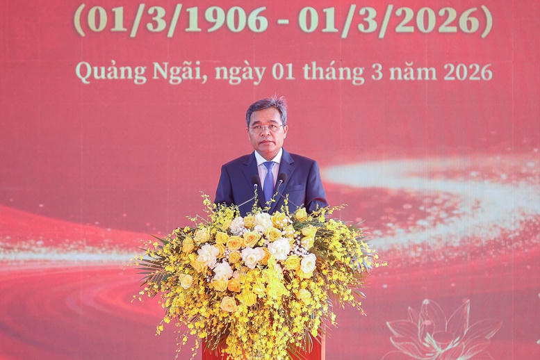 Thủ tướng Phạm Minh Ch&iacute;nh dự lễ kỷ niệm 120 năm Ng&agrave;y sinh Thủ tướng Phạm Văn Đồng- Ảnh 6.