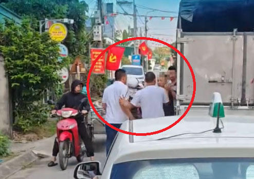 Hiện trường vụ việc.