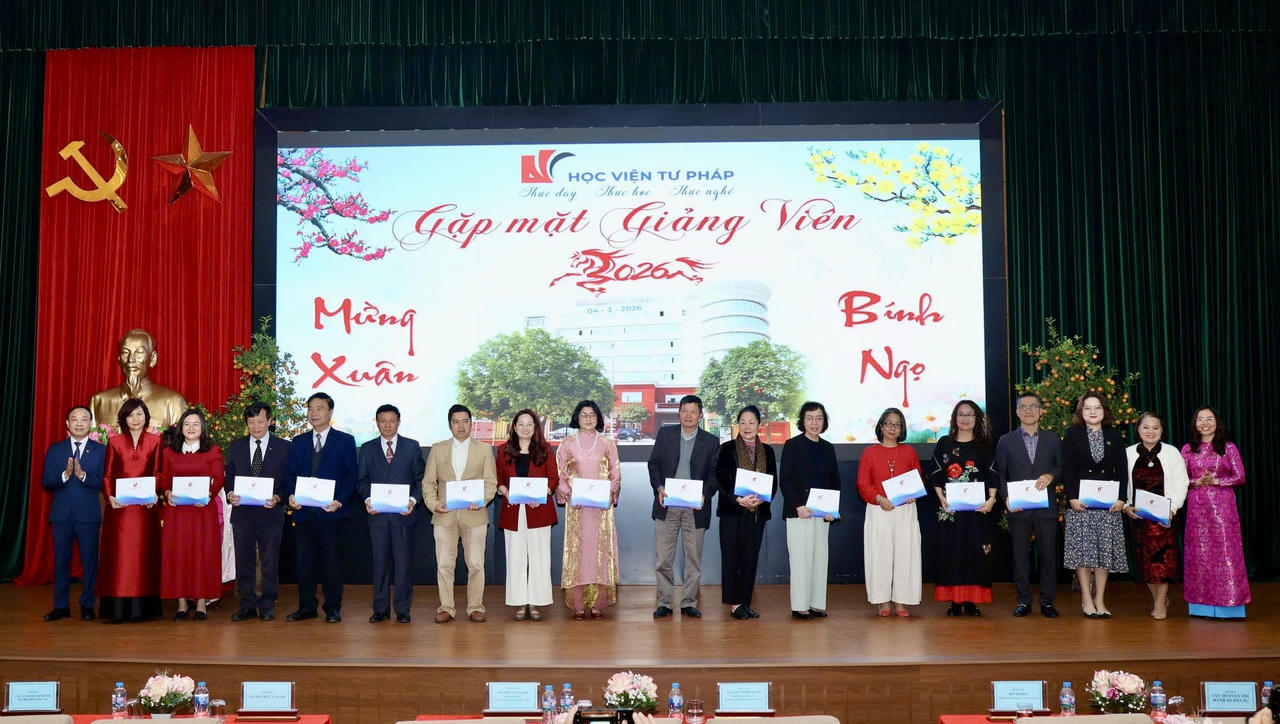 Học viện Tư pháp gặp mặt giảng viên nhân dịp Xuân Bính ngọ 2026