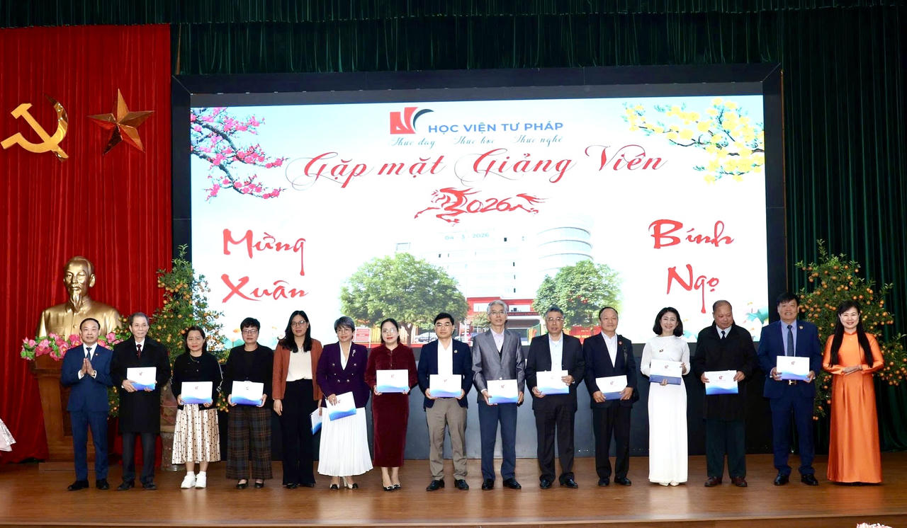 Học viện Tư pháp gặp mặt giảng viên nhân dịp Xuân Bính ngọ 2026