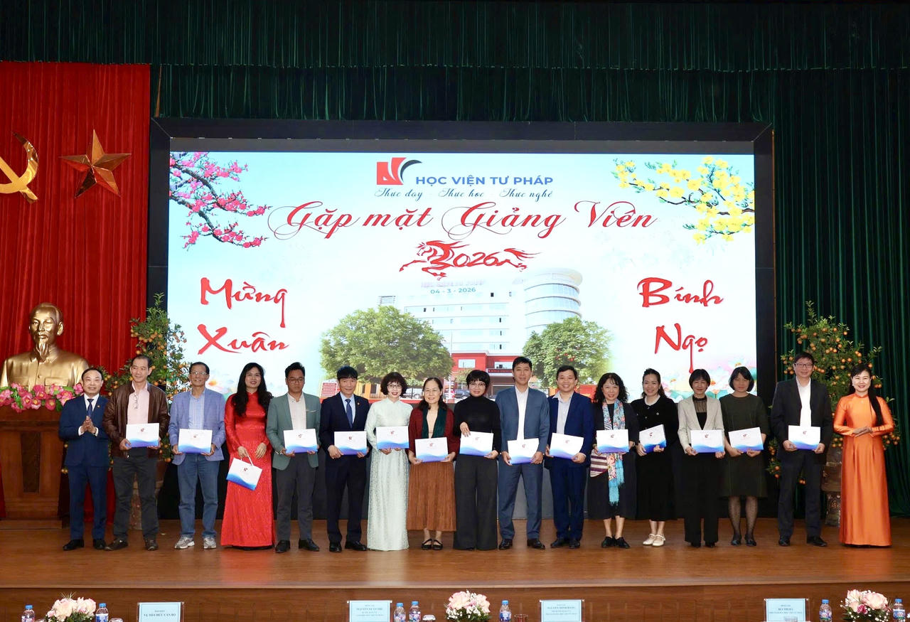 Học viện Tư pháp gặp mặt giảng viên nhân dịp Xuân Bính ngọ 2026