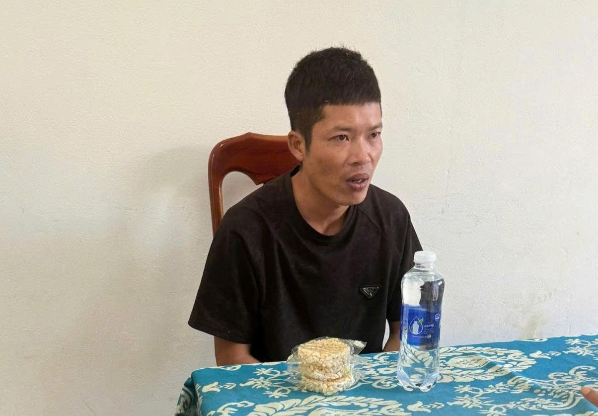 Đối tượng Trương Văn Giang tại cơ quan C&ocirc;ng an.&nbsp;