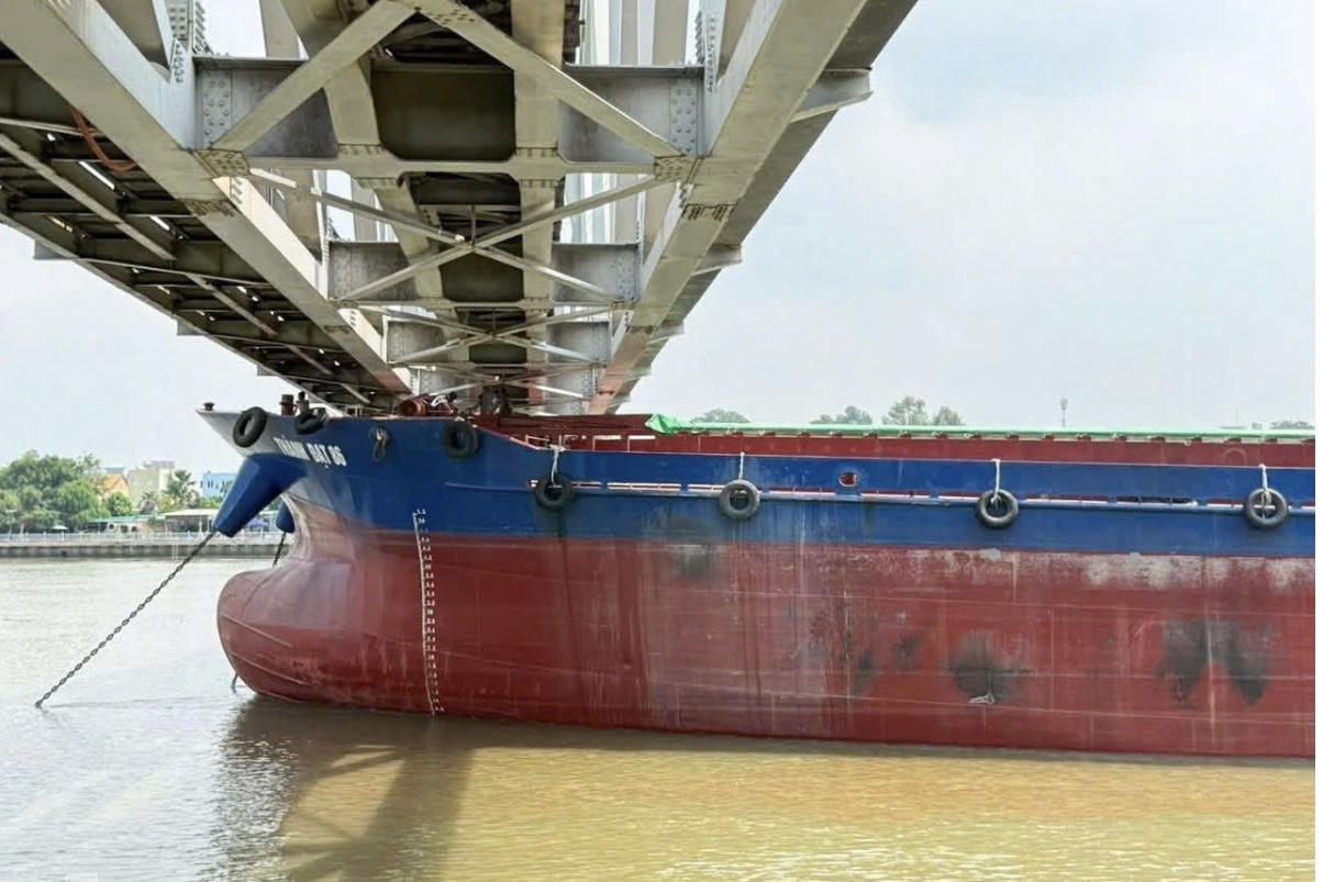 Hiện trường vụ va chạm.