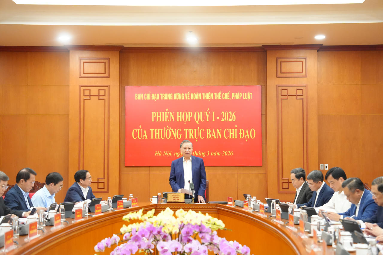 Quang cảnh Phi&ecirc;n họp.