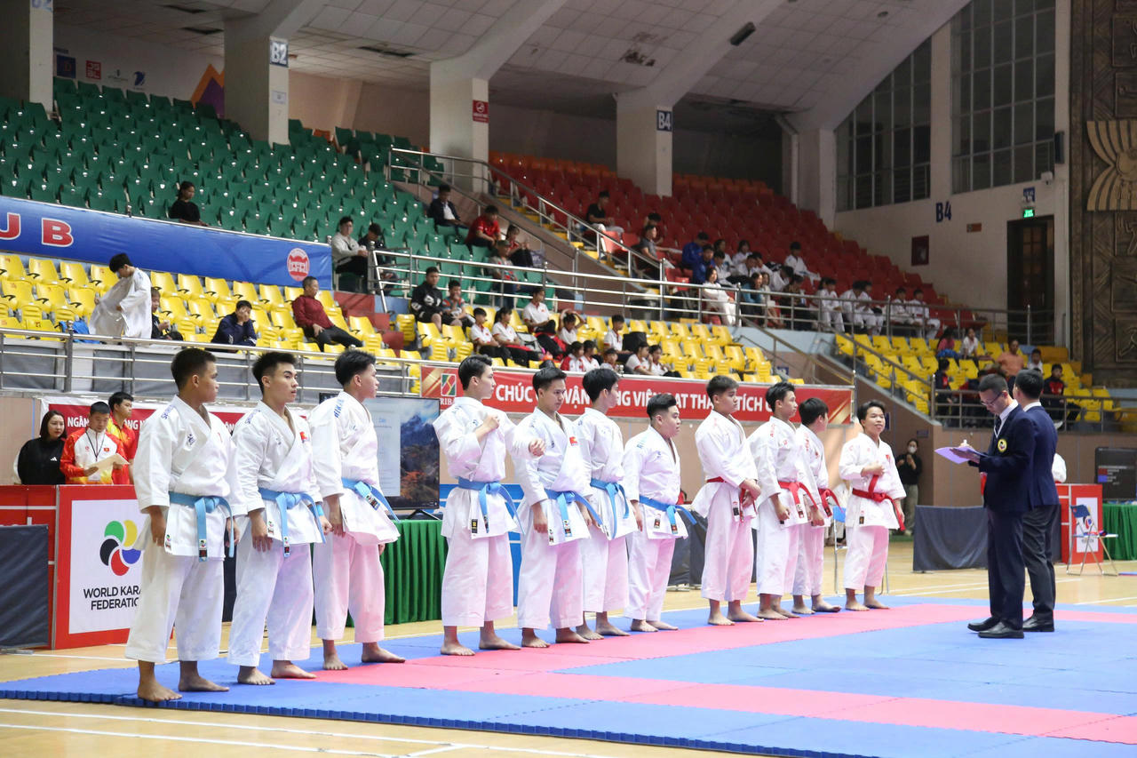 Hơn 500 võ sĩ trẻ tranh tài tại giải Karate các Câu lạc bộ miền Bắc tổ chức tại Hải Phòng