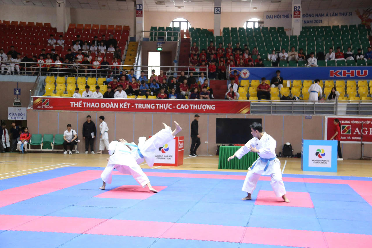 Hơn 500 võ sĩ trẻ tranh tài tại giải Karate các Câu lạc bộ miền Bắc tổ chức tại Hải Phòng