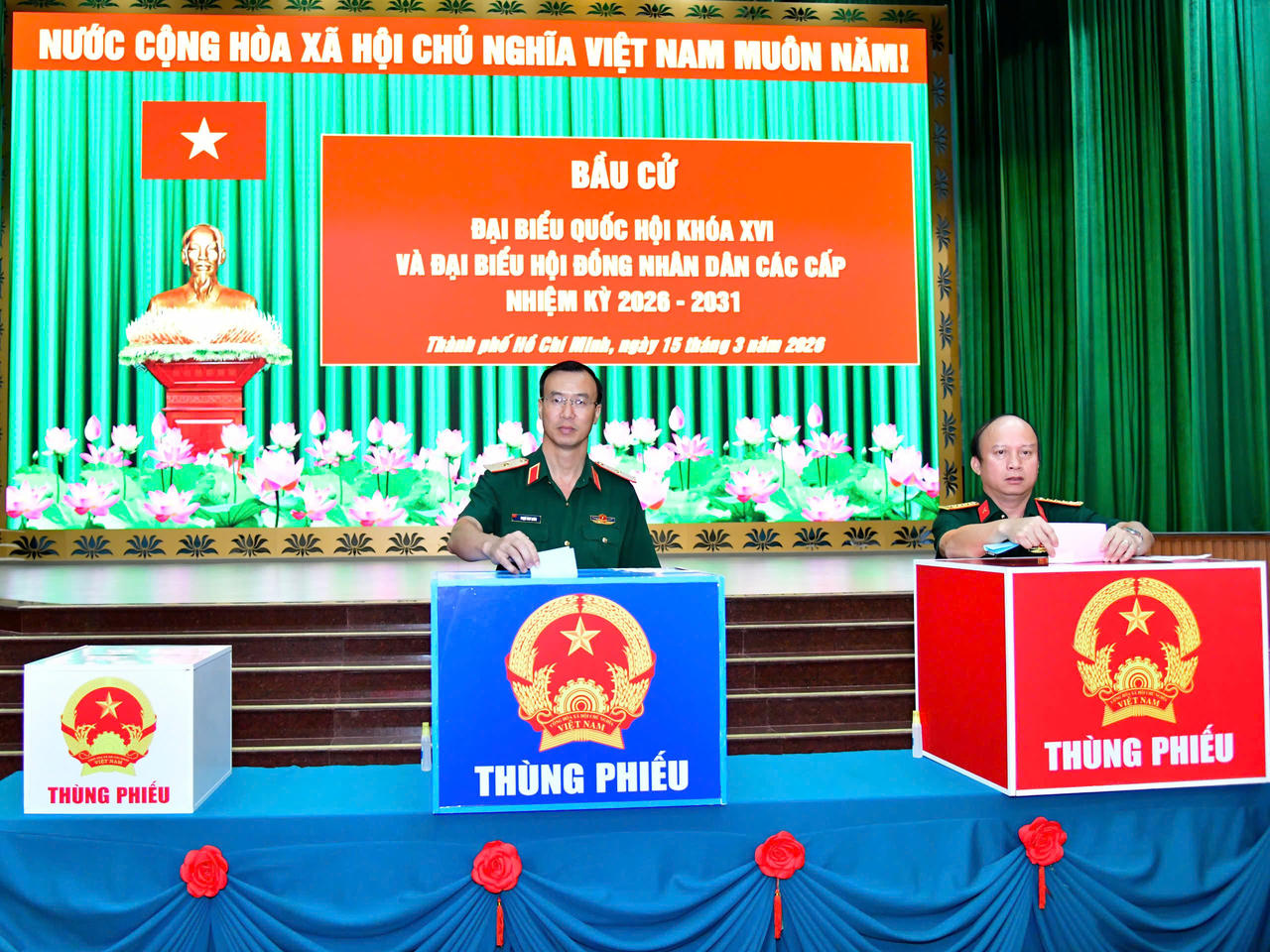 Lực lượng vũ trang TP.HCM nghiêm túc, dân chủ tham gia Ngày hội bầu cử của toàn dân