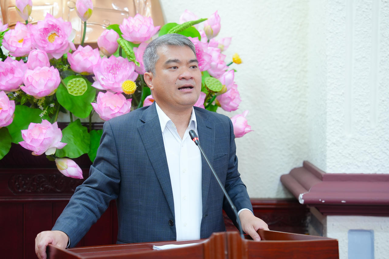 Thứ trưởng Nguyễn Thanh T&uacute; ph&aacute;t biểu chỉ đạo tại Hội nghị.