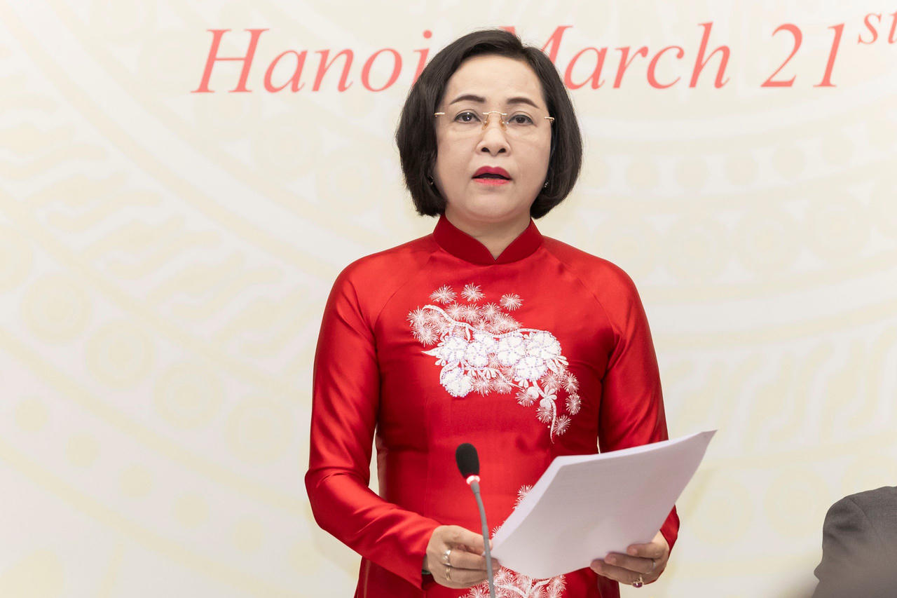 Ph&oacute; Chủ tịch Quốc hội Nguyễn Thị Thanh. (Ảnh: Quang Vinh)