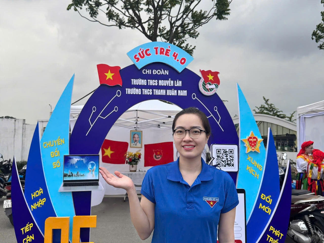 Bạn Ho&agrave;ng Xu&acirc;n Phương - UVBCH chi đo&agrave;n cơ sở Trường THCS Thanh Xu&acirc;n Nam