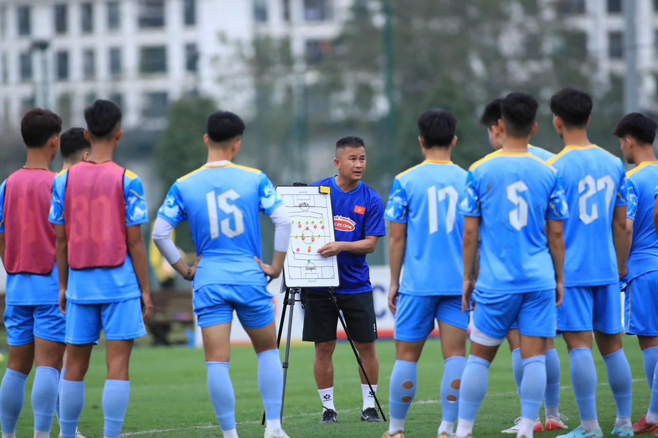 U23 Việt Nam duy tr&igrave; tập luyện h&agrave;ng ng&agrave;y chuẩn bị cho giải quốc tế CFA Team China 2026, diễn ra tại T&acirc;y An &ndash; Trung Quốc từ 25/3 đến 31/3 tới (Ảnh VFF)