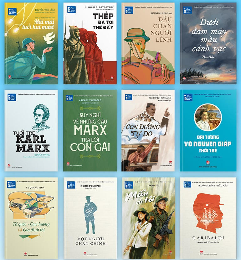 Tủ s&aacute;ch Thanh ni&ecirc;n giới thiệu 12 cuốn s&aacute;ch thuộc nhiều thể loại từ tiểu thuyết, nhật k&yacute;, hồi k&yacute;, đến s&aacute;ch danh nh&acirc;n&hellip; (Ảnh: P.V).