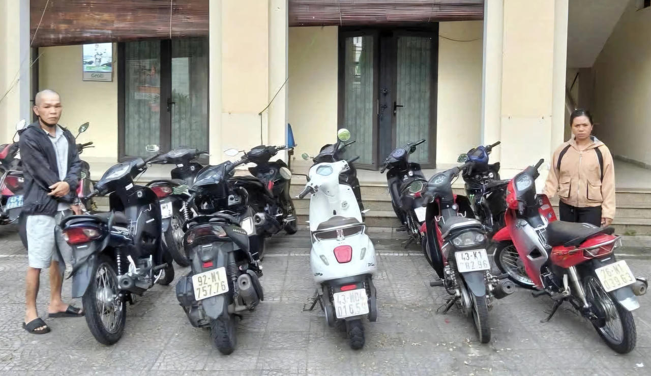 Nh&oacute;m trộm thừa nhận thực hiện 9 vụ trộm xe m&aacute;y tr&ecirc;n địa b&agrave;n TP Đ&agrave; Nẵng.