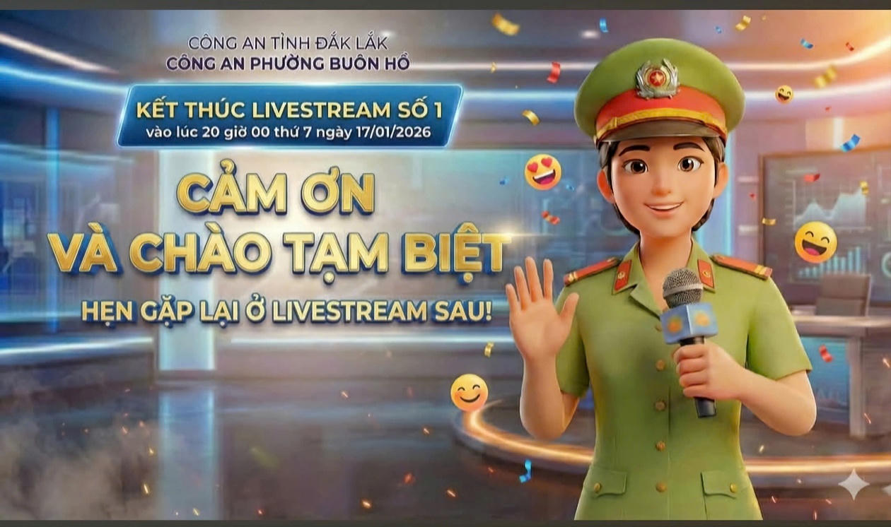 M&ocirc; h&igrave;nh&nbsp;A-L-F (AI &ndash; Livestream &ndash; Fanpage)&nbsp;l&agrave; một s&aacute;ng kiến đột ph&aacute; trong c&ocirc;ng t&aacute;c chuyển đổi số của C&ocirc;ng an phường Bu&ocirc;n Hồ