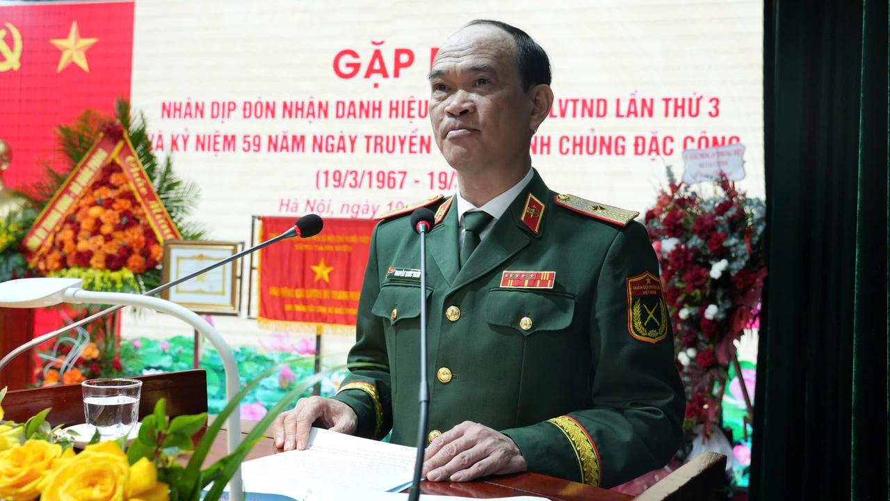 Thiếu tướng Nguyễn Quốc Duẩn, Ch&iacute;nh ủy Binh chủng Đặc c&ocirc;ng. (Ảnh: PV).