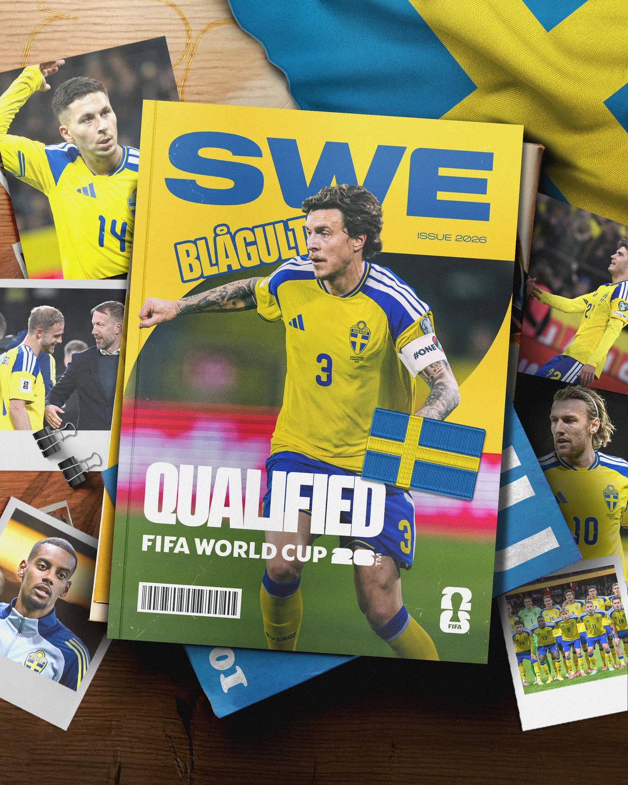 Thụy Điển đ&atilde; dự World Cup 2026 d&ugrave; chơi tệ ở v&ograve;ng đấu loại