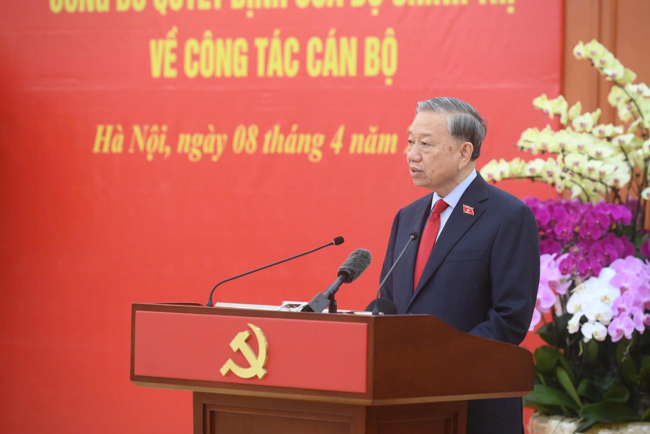 Tổng B&iacute; thư, Chủ tịch nước T&ocirc; L&acirc;m ph&aacute;t biểu chỉ đạo tại Hội nghị.&nbsp;