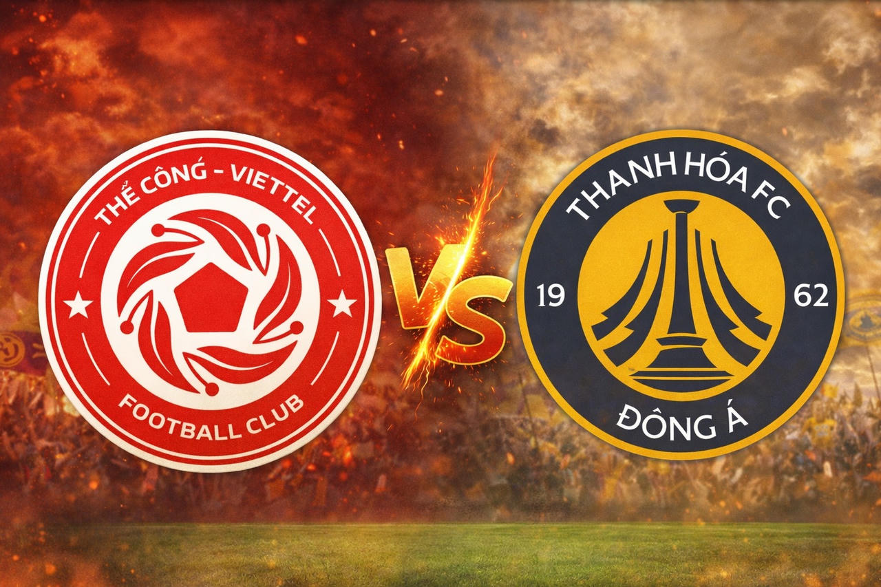 V&ograve;ng 18 V.League 2025/26: Thể C&ocirc;ng gặp Thanh Ho&aacute;