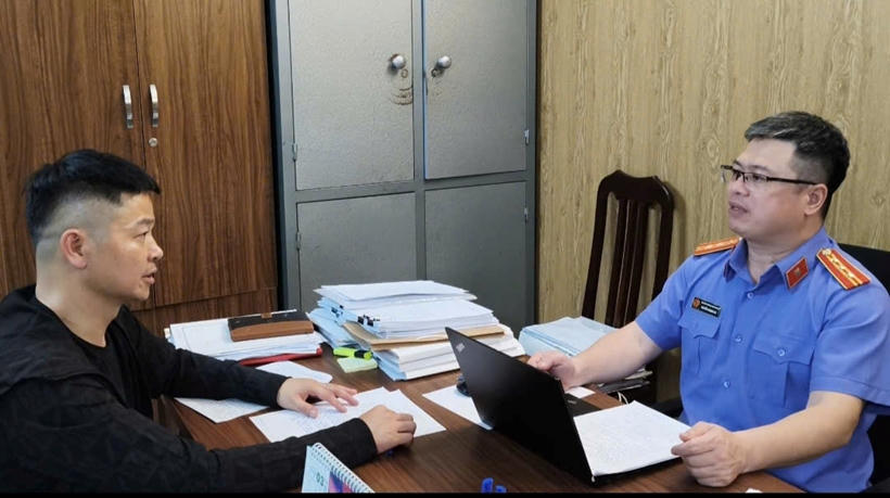 Bị can Nguyễn T&agrave;i Minh tại VKSND TP H&agrave; Nội.