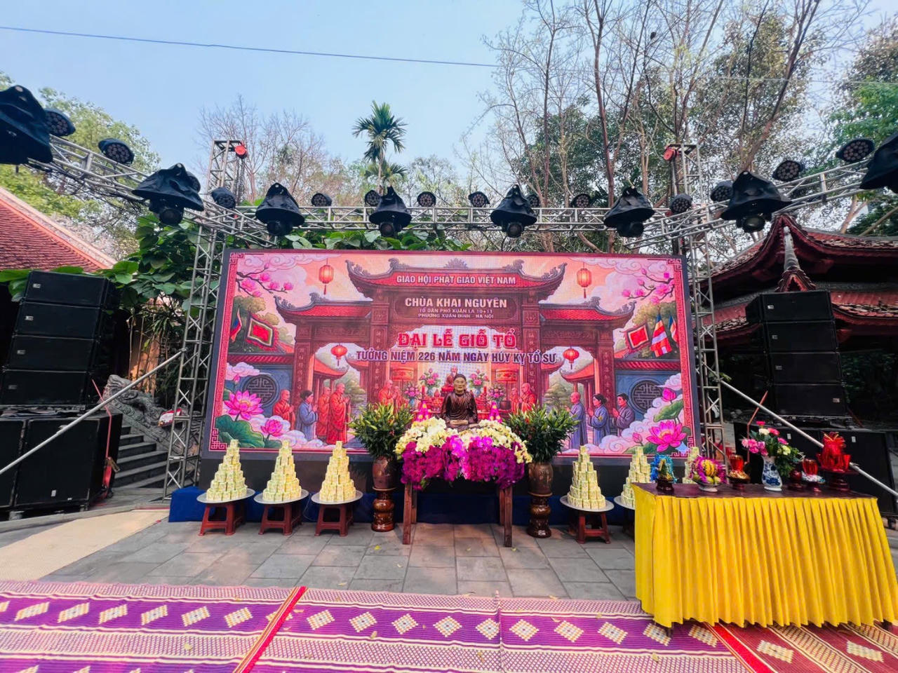 Lễ Giỗ Tổ chùa Khai Nguyên, mạch nguồn tâm linh và văn hóa giữa lòng Tây Hồ