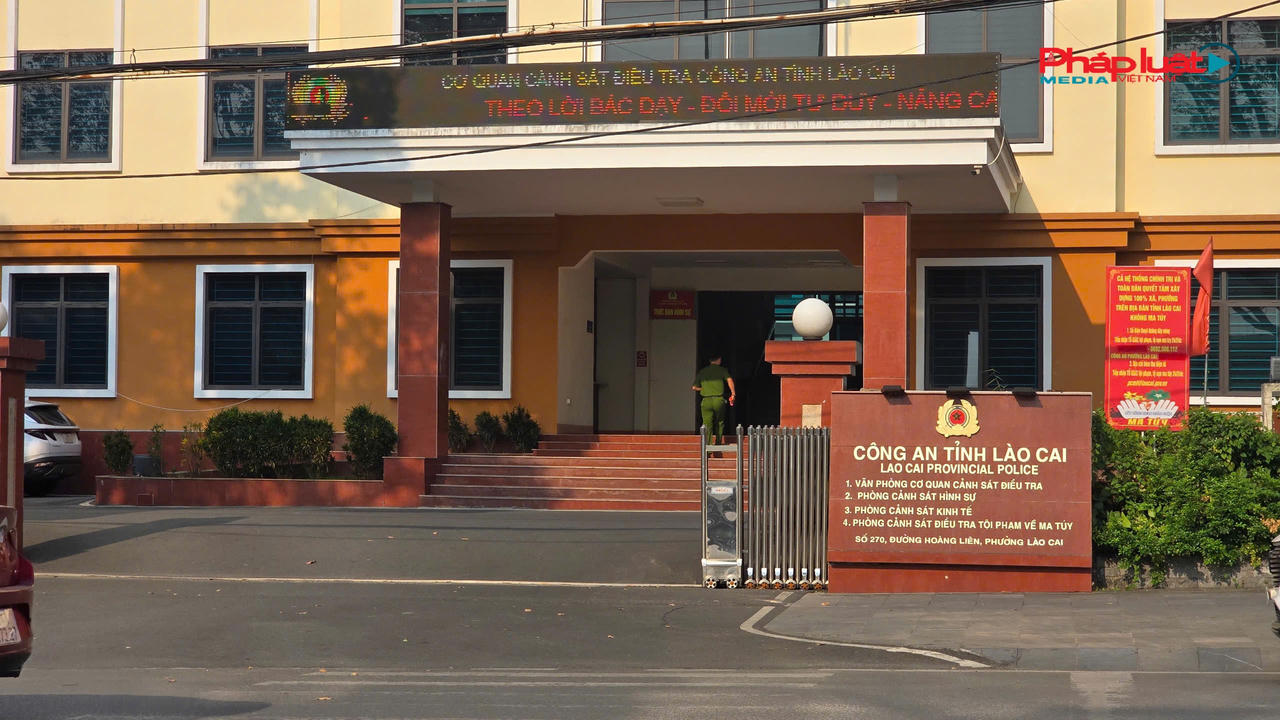 Văn ph&ograve;ng Cơ quan CSĐT, C&ocirc;ng an tỉnh L&agrave;o Cai tại phường L&agrave;o Cai.