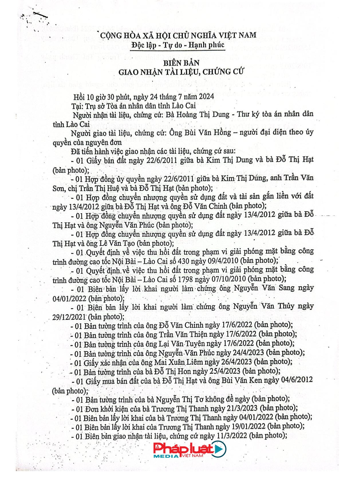 Vụ một thửa đất 2 giấy bán viết tay tại Lào Cai (kỳ 6): Cơ quan điều tra đề nghị TAND cấp có thẩm quyền xem xét lại bản án