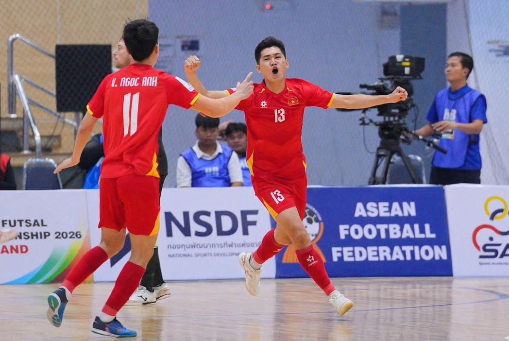 ĐT futsal Việt Nam gi&agrave;nh Huy chương Đồng Giải v&ocirc; địch Đ&ocirc;ng Nam &Aacute; 2026