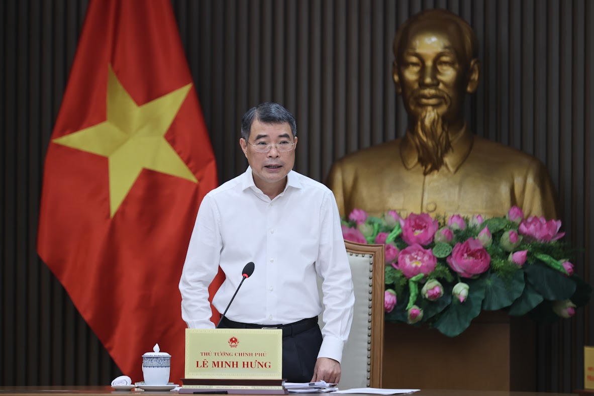 Thủ tướng L&ecirc; Minh Hưng kết luận cuộc họp.