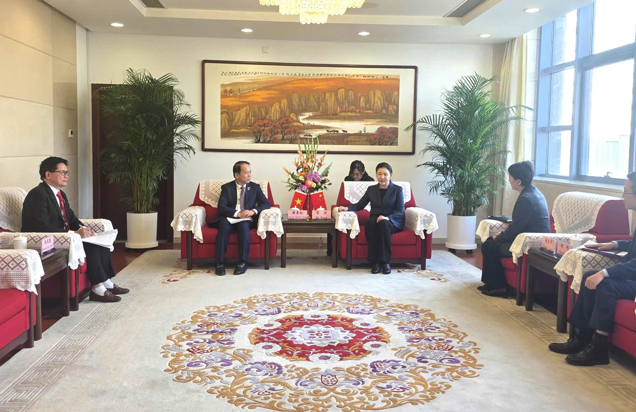 Quang cảnh cuộc tiếp.