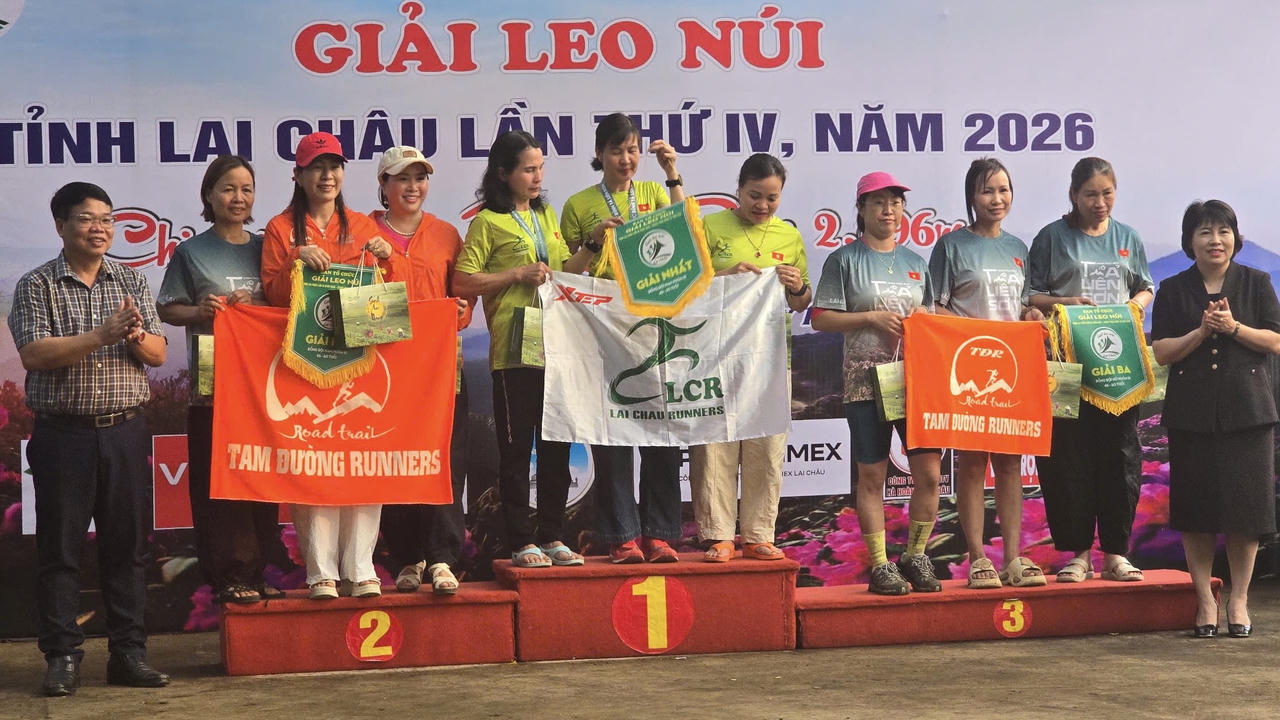 Bế mạc Giải leo n&uacute;i tỉnh Lai Ch&acirc;u lần thứ IV năm 2026