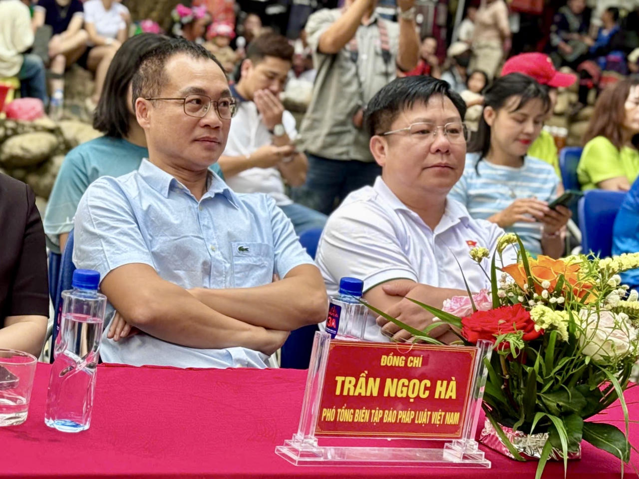 &Ocirc;ng&nbsp;Trần Ngọc H&agrave; - Ph&oacute; Tổng Bi&ecirc;n tập B&aacute;o Ph&aacute;p luật Việt Nam tham dự lễ bế mạc.