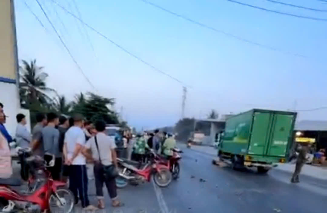 Hiện trường vụ tai nạn giao th&ocirc;ng