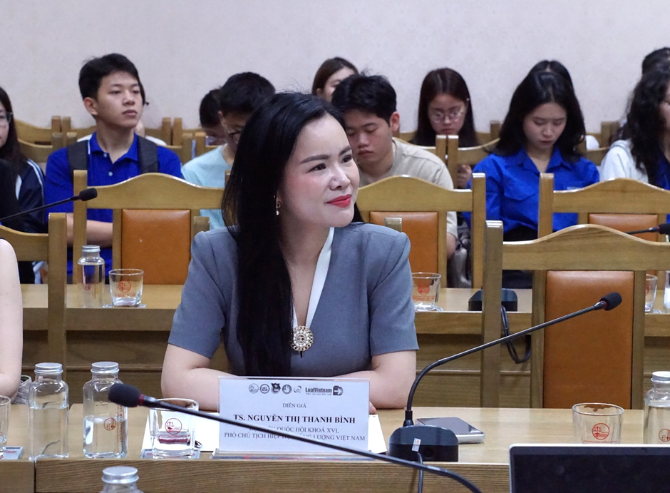 TS. Nguyễn Thị Thanh B&igrave;nh, Đại biểu Quốc hội kho&aacute; XVI, Ph&oacute; Chủ tịch Hiệp hội Năng lượng Việt Nam.