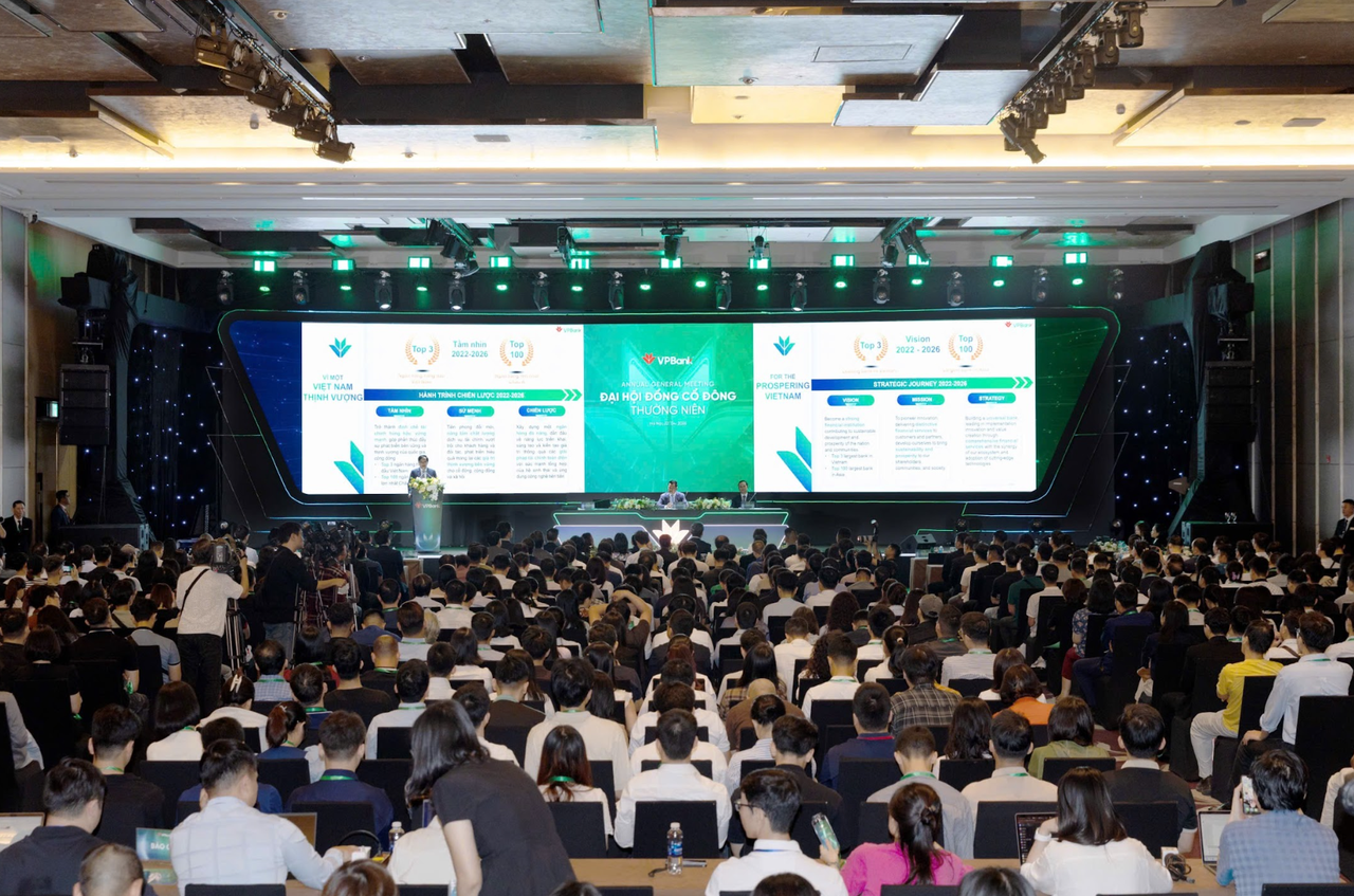 ĐHĐCĐ VPBank (VPB) 2026: Mục ti&ecirc;u tăng vốn l&ecirc;n 106.200 tỷ đồng, lợi nhuận đạt 41.323 tỷ