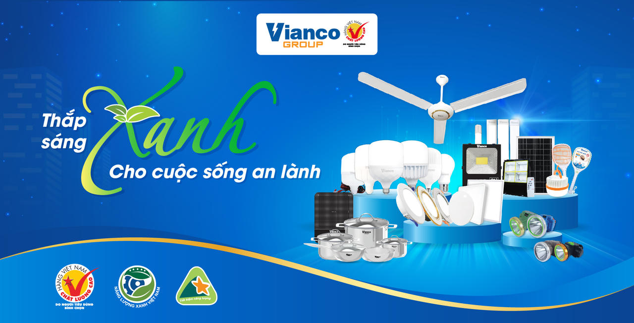 Vianco Group lu&ocirc;n ki&ecirc;n tr&igrave; với sứ mệnh &ldquo;Thắp s&aacute;ng xanh cho cuộc sống an l&agrave;nh&rdquo;.