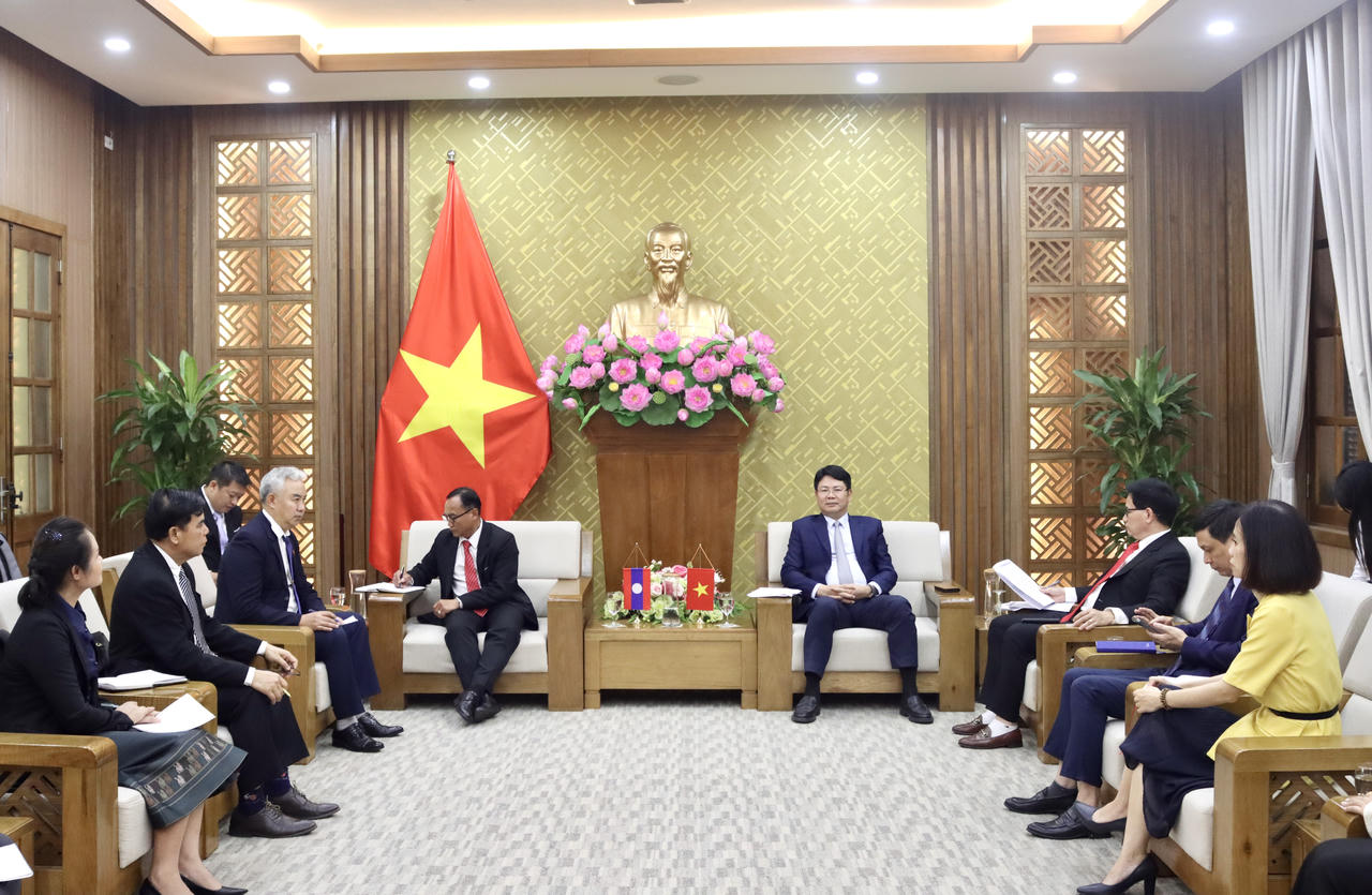 Quang cảnh buổi tiếp.