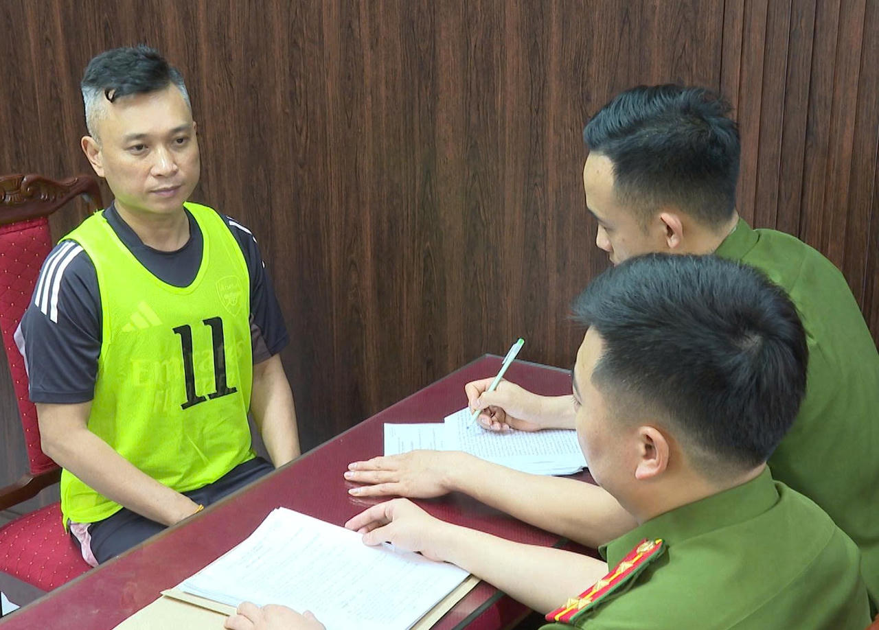 Đối tượng Đ&agrave;o Anh Dũng chủ mưu, cầm đầu đường d&acirc;y.