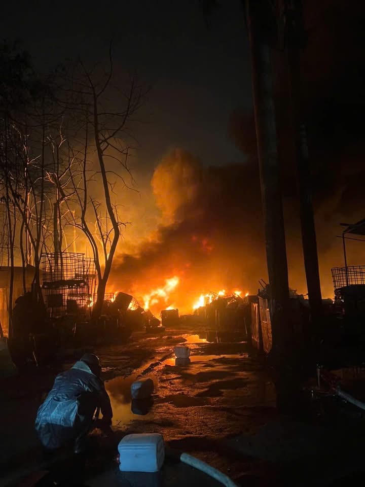 Công an Hà Nội thông tin về vụ cháy lớn ở Đông Anh