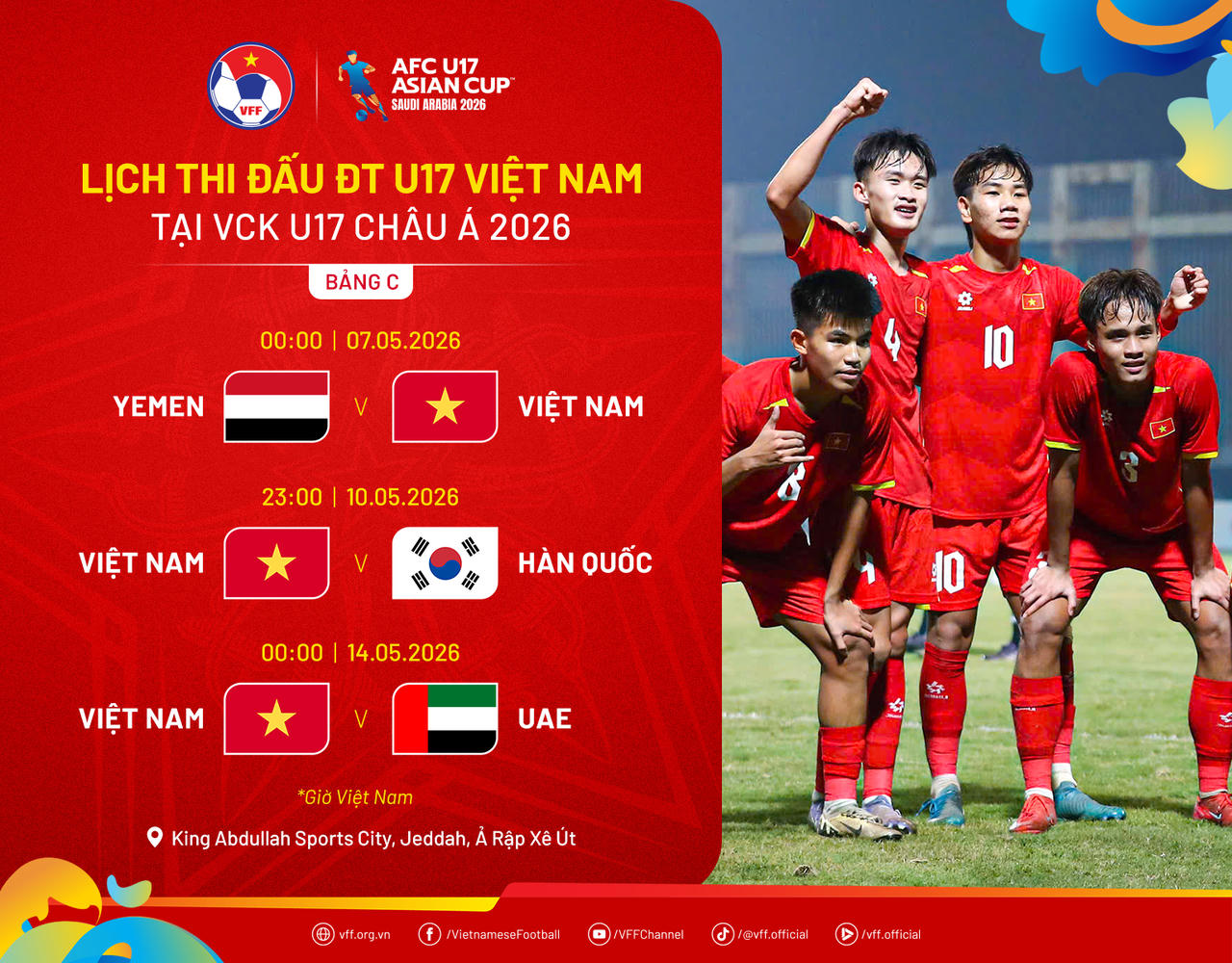 L&yacute; do AFC kh&ocirc;ng ph&aacute;t s&oacute;ng trực tiếp c&aacute;c trận U17 Ch&acirc;u &Aacute;