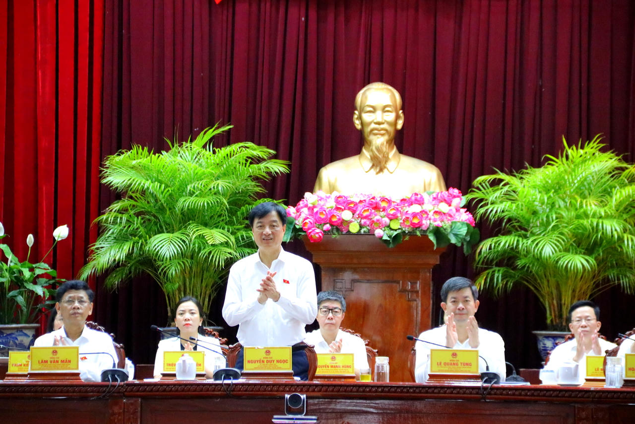 &Ocirc;ng Nguyễn Duy Ngọc &ndash; Ủy vi&ecirc;n Bộ Ch&iacute;nh trị, Trưởng Ban Tổ chức Trung ương tại Hội nghị