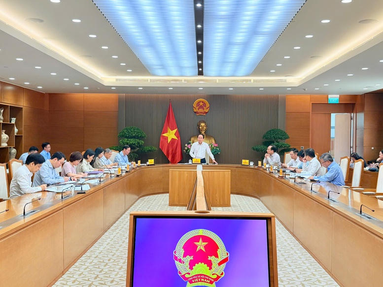 To&agrave;n cảnh cuộc họp. (Ảnh: VGP).