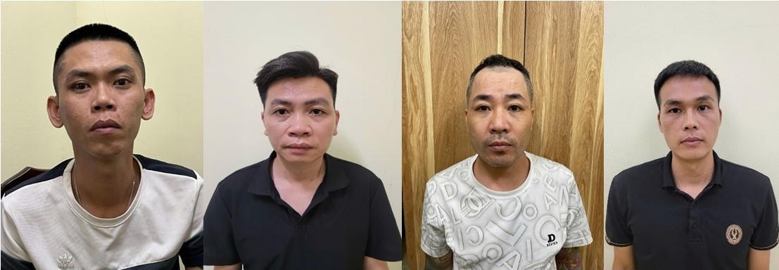 C&aacute;c đối tượng tại cơ quan c&ocirc;ng an.