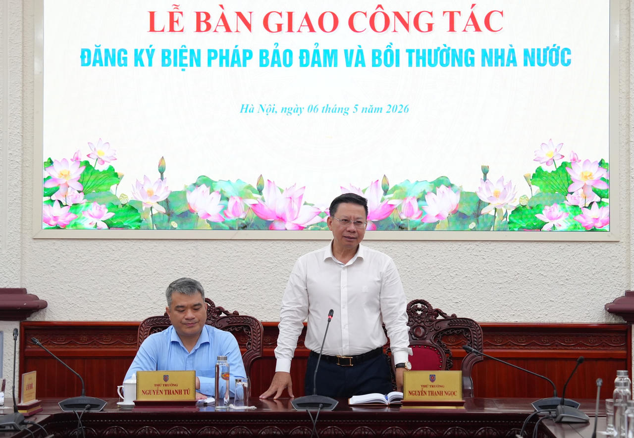 Thứ trưởng Nguyễn Thanh Ngọc ph&aacute;t biểu