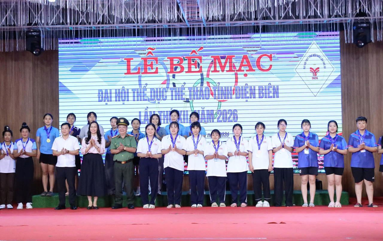 Đo&agrave;n vận động vi&ecirc;n Ng&agrave;nh Gi&aacute;o dục v&agrave; Đ&agrave;o tạo tỉnh Điện Bi&ecirc;n xuất sắc gi&agrave;nh ng&ocirc;i Nhất to&agrave;n đo&agrave;n tại Đại hội Thể dục thể thao tỉnh lần thứ XII năm 2026.