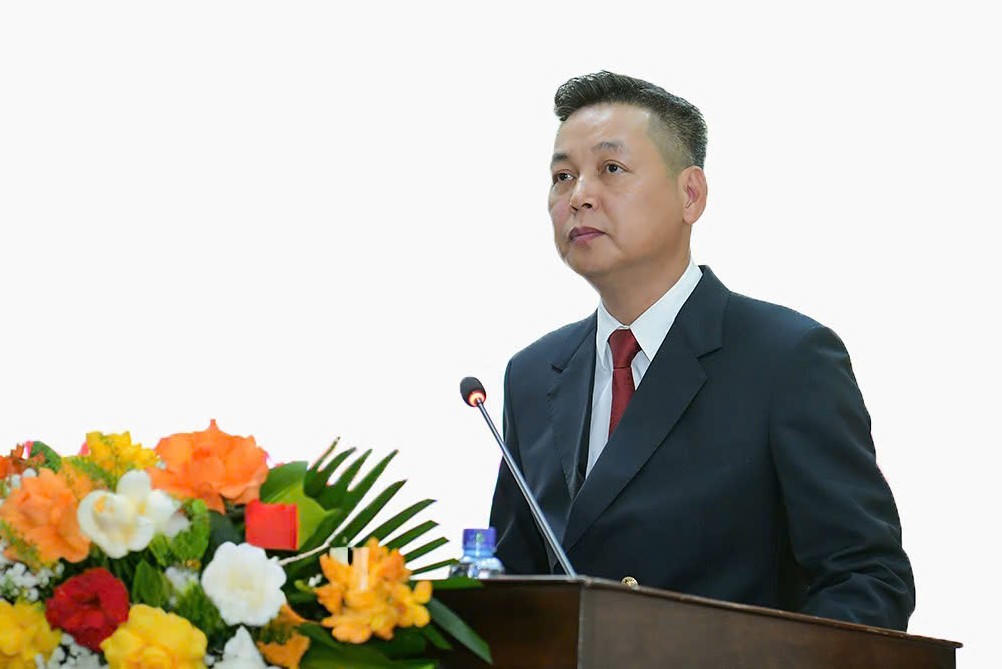 &Ocirc;ng Mai Anh T&agrave;i,&nbsp;t&acirc;n Ch&aacute;nh &aacute;n TAND tỉnh Ninh B&igrave;nh ph&aacute;t biểu